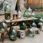 mariage en hiver, décoration des tables