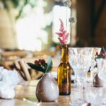 mariage en hiver, décoration des tables